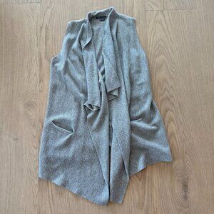 Vince | Long Vest Sweater | Grey | Size M